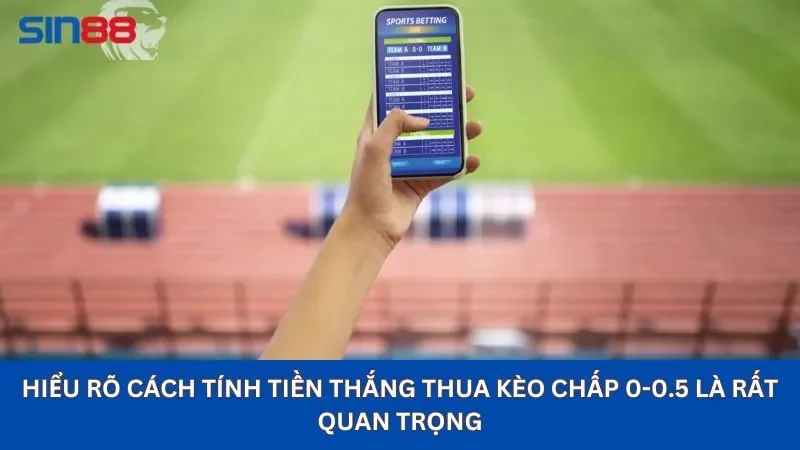 Kèo Chấp 0-0.5 Là Gì? Cách Soi Kèo Chấp 0-0.5 Hiệu Quả 3 Hiểu rõ cách tính tiền thắng thua kèo chấp 0-0.5 là rất quan trọng