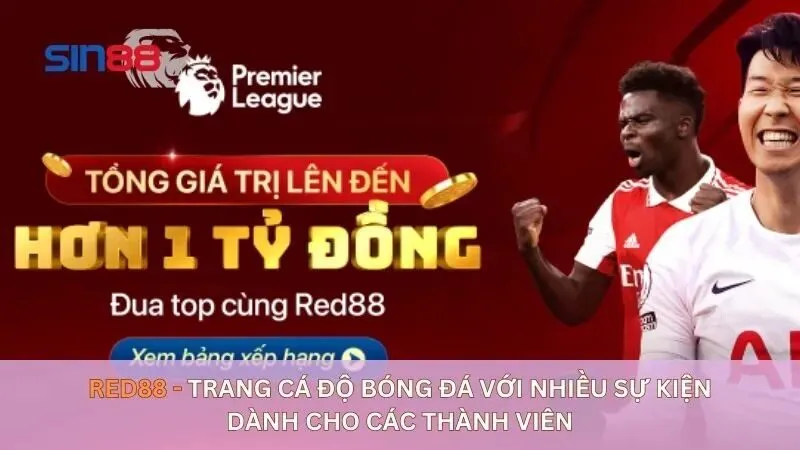 Top 10 Trang Cá Độ Bóng Đá Uy Tín Tại Việt Nam Năm 2025 3 Red88 - Trang cá độ bóng đá với nhiều sự kiện dành cho các thành viên